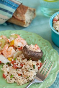 Stuffed Mushroom with lunch Stuffed Mushroom with lunch